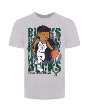 NBA Milwaukee Bucks 34 Giannis Antetokounmpo Kids Hype Break T-Shirt