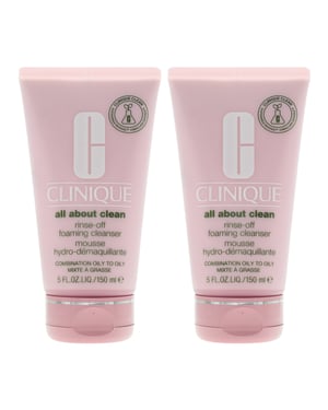Clinique All About Clean Foaming Cleanser 150ml x 2