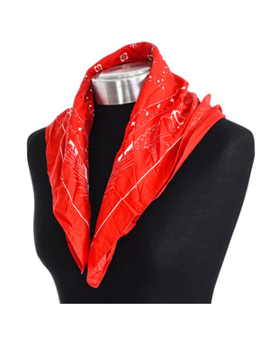 Tryckt bomullsscarf 97700 unisex