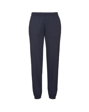 Fruit Of The Loom Heren Elastische Manchet Trainingsbroek / Joggingbroek (Donker Marine)
