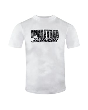 Puma x Santa Cruz Short Sleeve Crew Neck White Mens T-Shirt 532243 02
