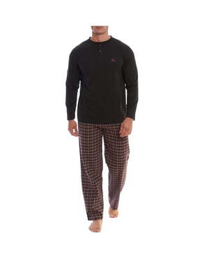 KLP4 Men's Long Sleeve Winter Pajamas