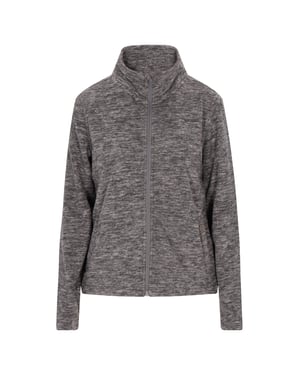 Dreimaster Fleece jas Dames grijs melange