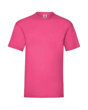 Fruit of the Loom Heren Valueweight T-Shirt (Fuchsia)