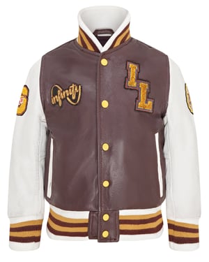 Letterman leren Varsity College bomberjack voor kinderen
