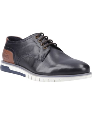 Pod Cillian Leather Men's Navy Lace-Up Shoes