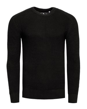 Rusty Neal Casual Fit Trui Svart