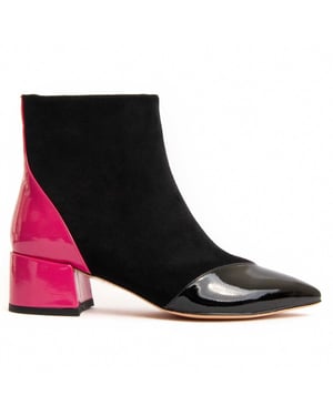 Montevita Heel Ankle Boot Yeya I Svart