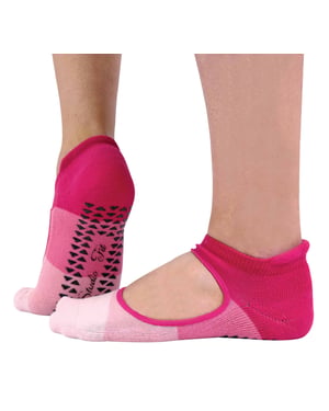 2 Pairs Ladies Non Slip Grip Low Cut Invisible Pilates Yoga Socks