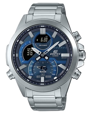 Casio Edifice Men's Silver Watch ECB-30D-2AEF