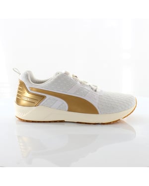 Puma Ignite XT v2 Gold Low Lace Up Damtränare Löparskor 188987 01