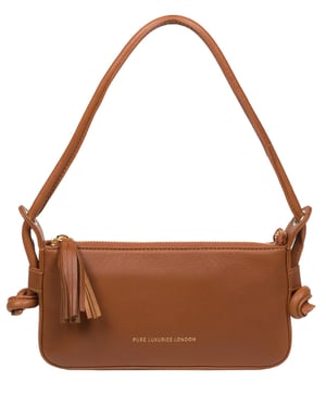'Taylor' Oak Nappa Leather Grab Bag
