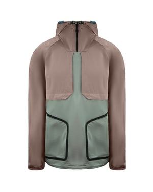 Nicce Regenjas met lange mouwen en capuchon Dusty Pink voor heren Type 9-21 211 1 01 05 0332