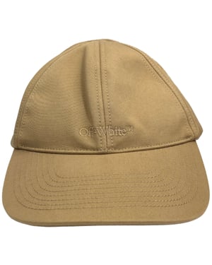 Off-White Monotone Logo Baseball Cap Beige