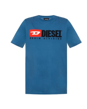 Diesel T-Diego-Division Logo Blue T-Shirt
