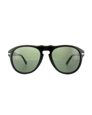 Persol Aviator Mens Black Green Sunglasses
