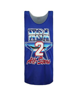 Mitchell & Ness Charlotte Hornets Larry Johnson Reversible Heren Mesh Vest