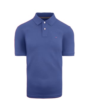 Eden Park Paris Katoen Heren Blauw Poloshirt
