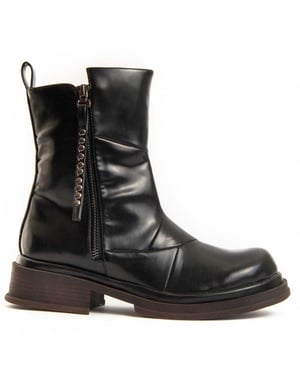 Montevita Heel Ankle Boot Motta In Black