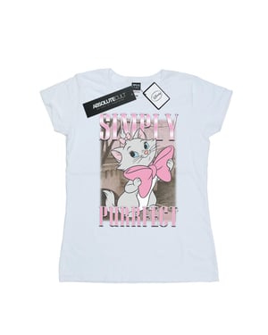 Disney Dames/Dames Aristokatten Marie Simply Purrfect Hommage Katoenen T-Shirt (Wit)
