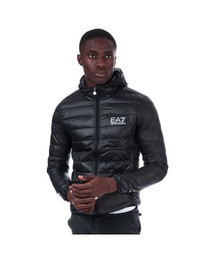 Heren Emporio Armani EA7 donsjack in zwart