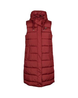 Trespass Womens/Ladies Leona Quilted Gilet (Dark Cherry)