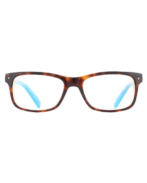 Polaroid rechthoekige Havana unisex vrouwelijke bril frames