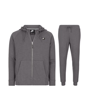 Nike Sportswear Men's Optic Full Zip Tracksuit, Grey