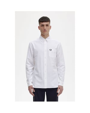 Fred Perry Mens Long Sleeve Oxford Shirt