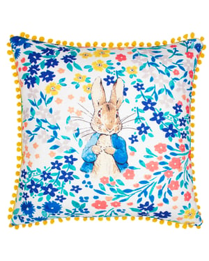 Peter Rabbit™ Florelli Mini Pom-Pom Kids Feather Filled Cushion