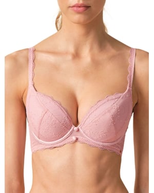 Vintage Romance Padded Plunge Bra