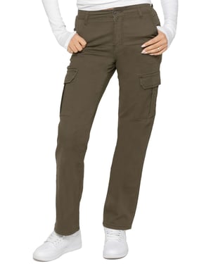Enzo | Womens Stretch Cargo Jeans