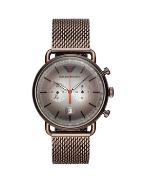 Emporio Armani AR11169 Brown Mesh Chronograph Men's Watch