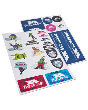 Trespass Die Cut Sticker Kit