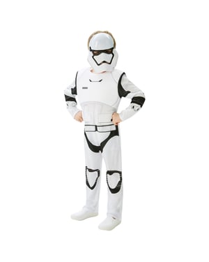 Star Wars Boys Deluxe Stormtrooper Costume (White/Black)