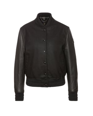 Belstaff Willow zwart lederen bomberjack