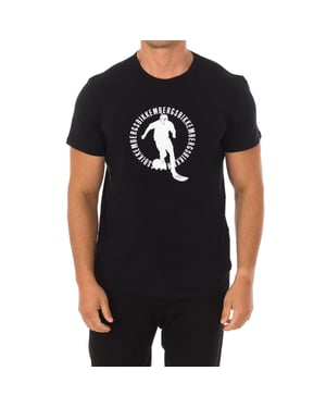 PUPINO Herren-Kurzarm-Rundhals-T-Shirt BKK1MTS02