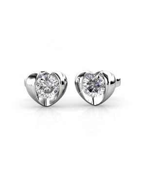Simply Love oorbellen - Oostenrijks kristal