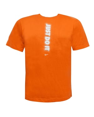 Nike Mens Just Do It T-Shirt Casual Graphic Top Orange 171925 843 Small