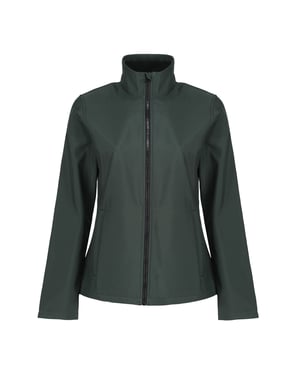 Regatta - Dames Ablaze Printable Softshell Jas (Donker sparren/zwart)