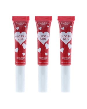 Lottie Glossip Girl Full Coverage Colour Gloss 8ml - Aces x 3