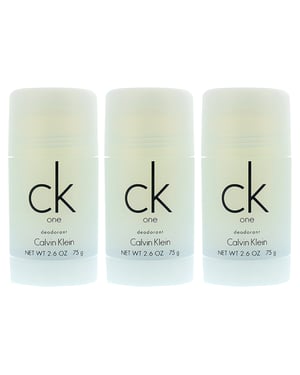 Calvin Klein CK One Deodorant Stick 75g x 3