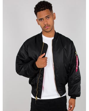Alpha Industries Heren MA-1 Bomberjack in Zwart