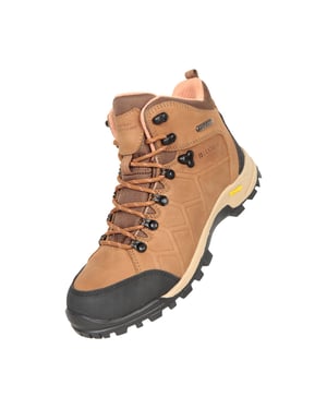 Mountain Warehouse Womens/Ladies Hurricane Extreme Leather IsoGrip Boots (Brown)