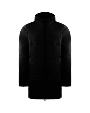 Jack Wolfskin North York Mens Black Padded Parka Jacket
