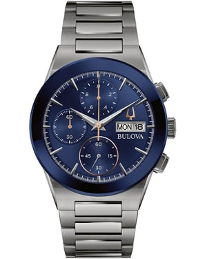 Bulova Millennia Heren Grijze Horloge 98C143