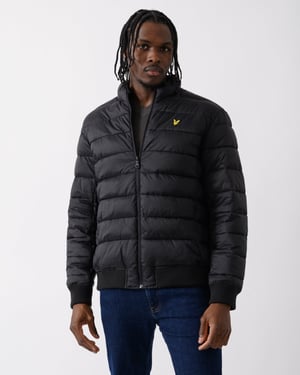Lyle & Scott vadderad jacka med trång hals för herrar