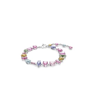 Swarovski 'Gema' Women's Base Metal Bracelet - Silver 5656427