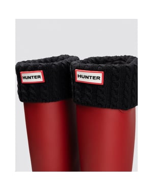 Hunter Recycled Mini Cable Tall Boot Sock