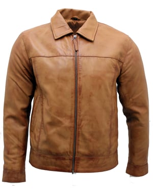 Retro Nappa Leather Biker Jacket